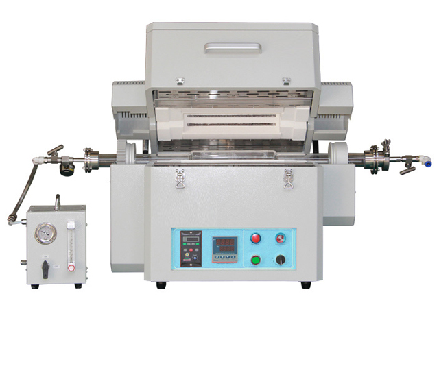 1200℃開合式單溫區旋轉管式爐 配備真空泵