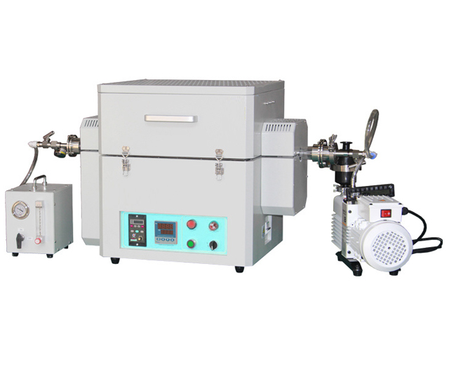 1200℃開合式單溫區旋轉管式爐 配備真空泵 1200℃開合式單溫區旋轉管式爐 配備真空泵